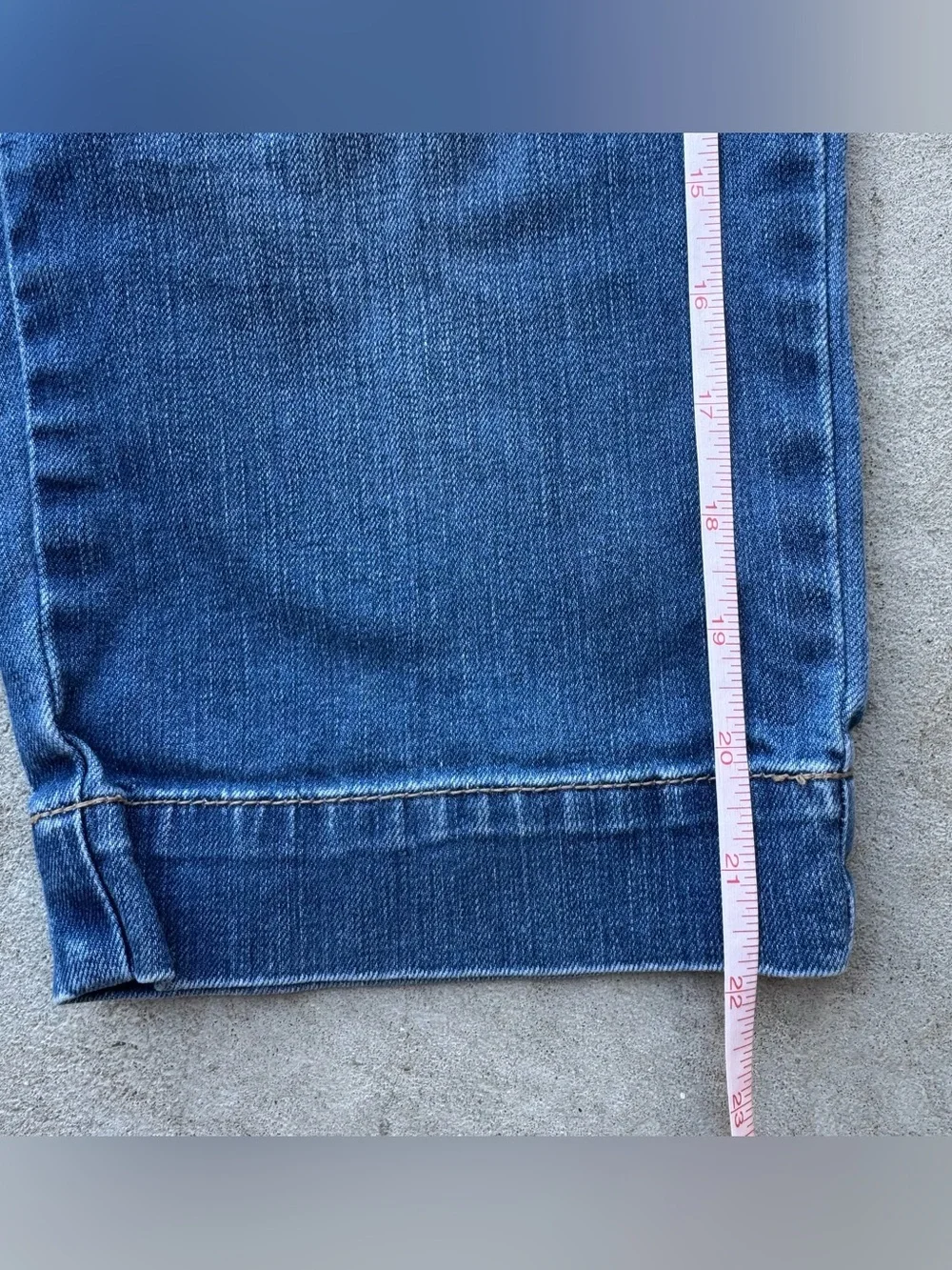 Mini Boden 10y Denim Jean Shorts Withed Ribbed Tie Waist